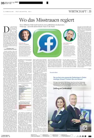 Artikel in der WAZ vom 23.02.2014