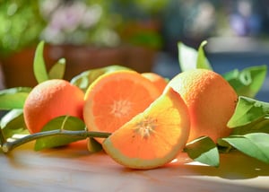 aufgeschnittene Orangen