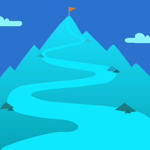 Social Media Weg zum Gipfel